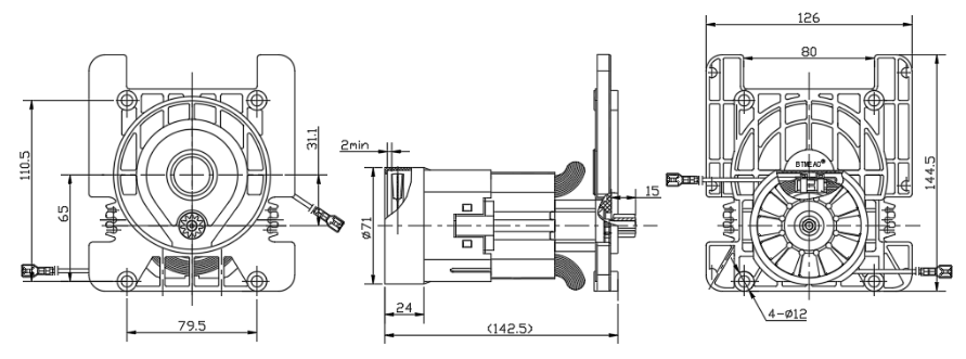 高轉(zhuǎn)速鋁線高壓清洗機(jī)串激電機(jī)